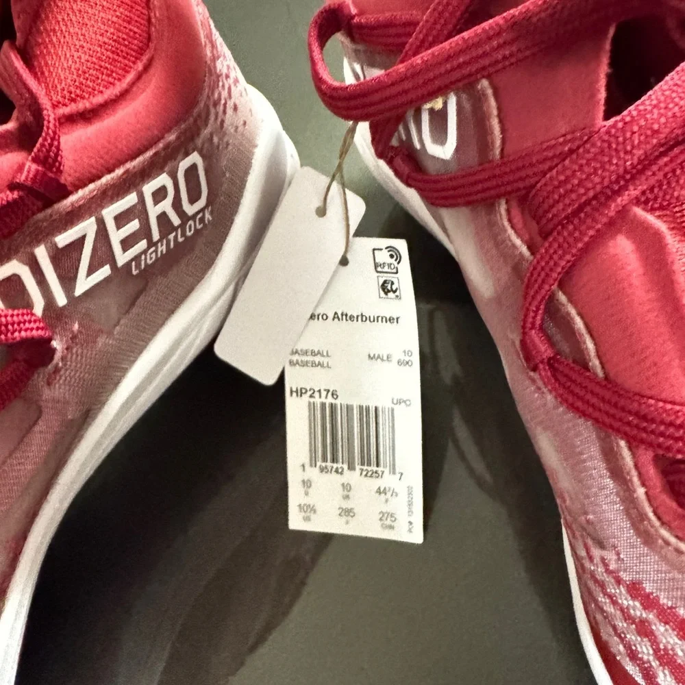 Adidas Dynamic Red Athletic Shoes